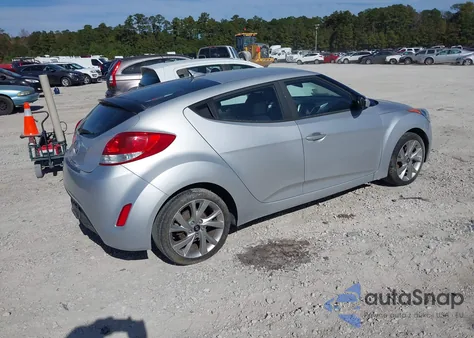 2017 Hyundai Veloster из США, поврежденный, VIN KMHTC6ADXHU307359